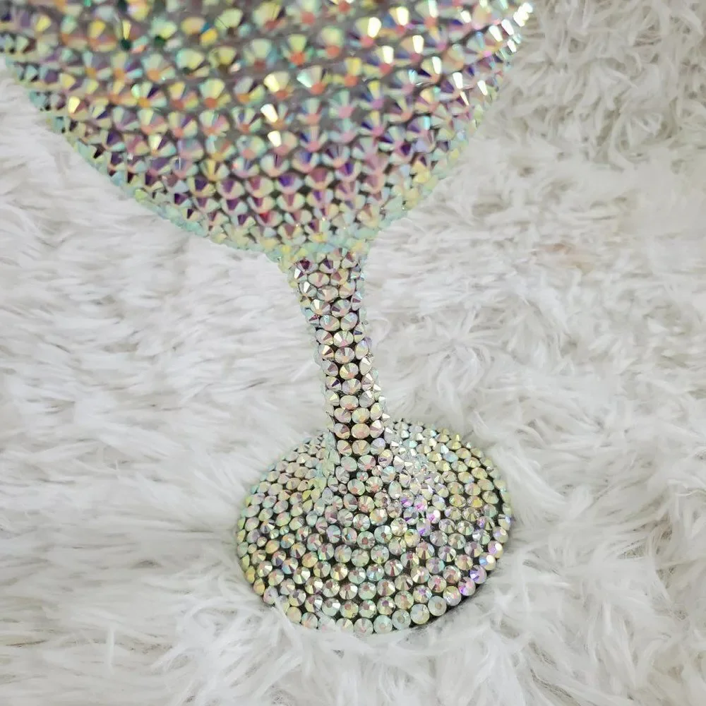 Bling Wine Glass, Rhinestone Tumbler, Bedazzled Cup